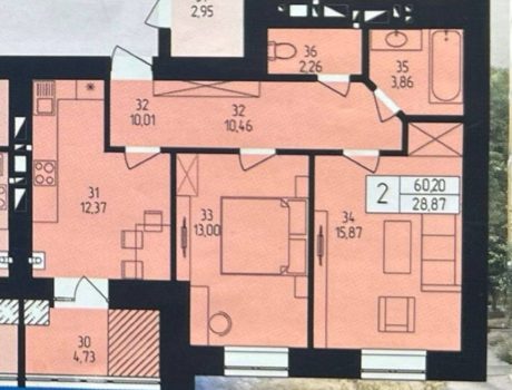 Продаж квартири 2 кімнати 65 кв. м. ЖК  Європейський (Виставка) Хмельницький