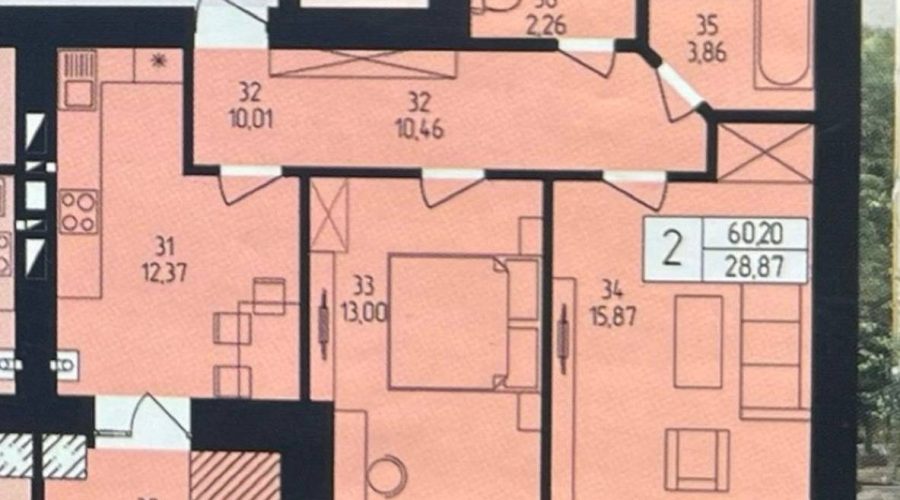 Продаж квартири 2 кімнати 65 кв. м. ЖК  Європейський (Виставка) Хмельницький