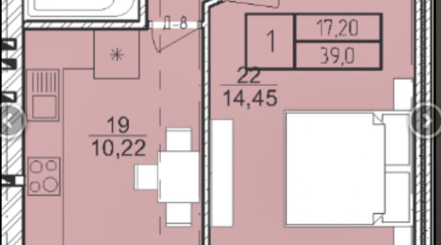Продаж квартири 1 кімната 39 кв. м. Незалежності (Ракове) Хмельницький