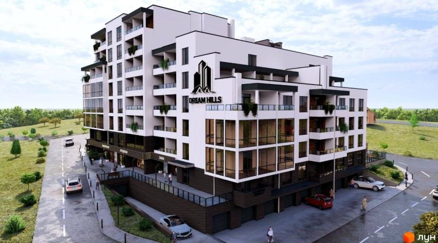 Продаж квартири 1 кімната 44 кв. м. ЖК Дрім Хілс (Виставка) Хмельницький