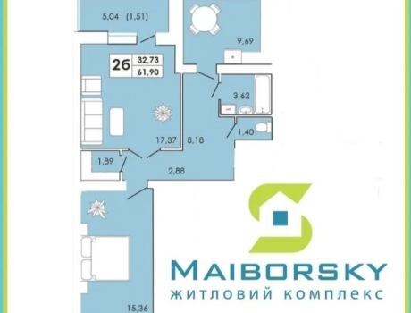 Продаж квартири 3 кімнати 84 кв. м. Жк Дім (Гречани) Хмельницький