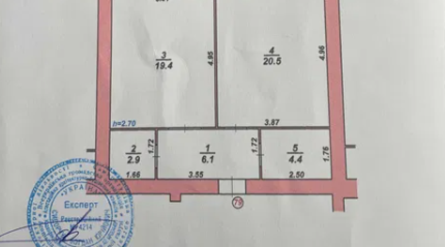 Продаж квартири 1 кімната 54 кв. м. Старокостянтинівське шосе (Виставка) Хмельницький