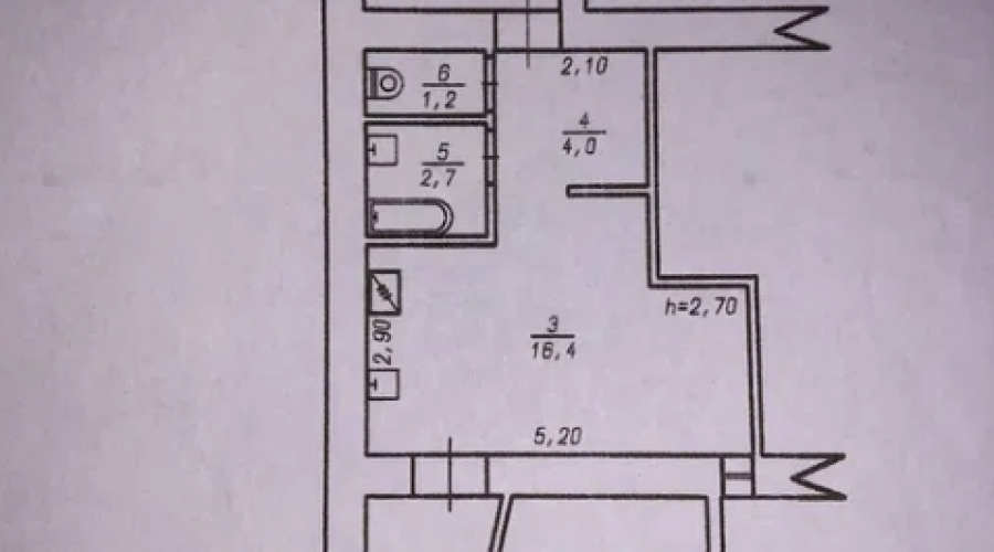 Продаж квартири 3 кімнати 49 кв. м. (Дубове) Хмельницький