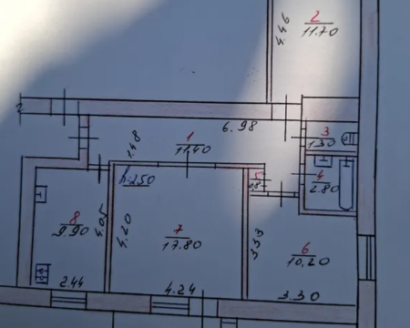 Продаж квартири 3 кімнати 76 кв. м. Прибузька (Центр) Хмельницький