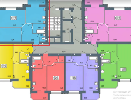Продаж квартири 3 кімнати 55 кв. м. (Ракове) Хмельницький