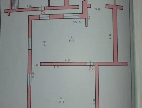 Продаж квартири 3 кімнати 84 кв. м. Степана Бандери (Виставка) Хмельницький